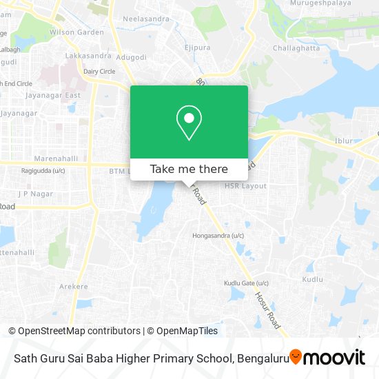 Sath Guru Sai Baba Higher Primary School map