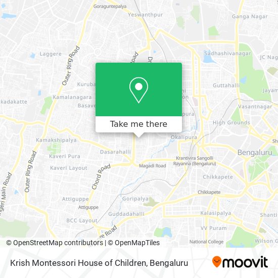 Krish Montessori House of Children map