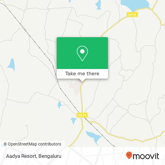 Aadya Resort map