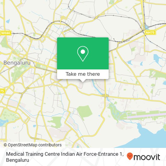 Medical Training Centre Indian Air Force-Entrance 1 map