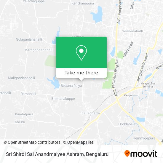 Sri Shirdi Sai Anandmaiyee Ashram map