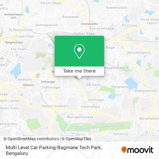 Multi Level Car Parking-Bagmane Tech Park map