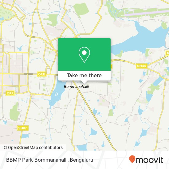 BBMP Park-Bommanahalli map