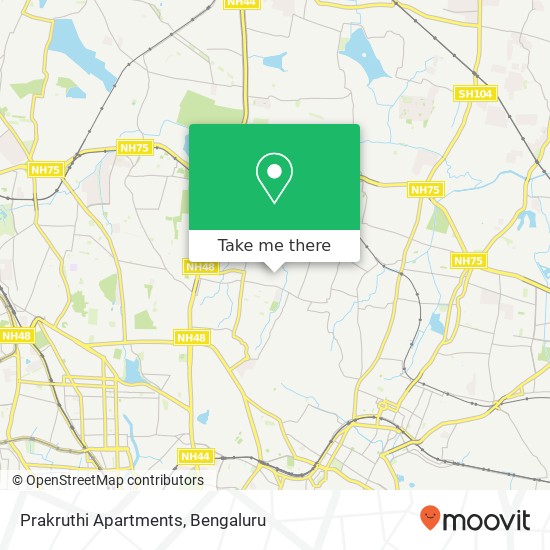 Prakruthi Apartments map