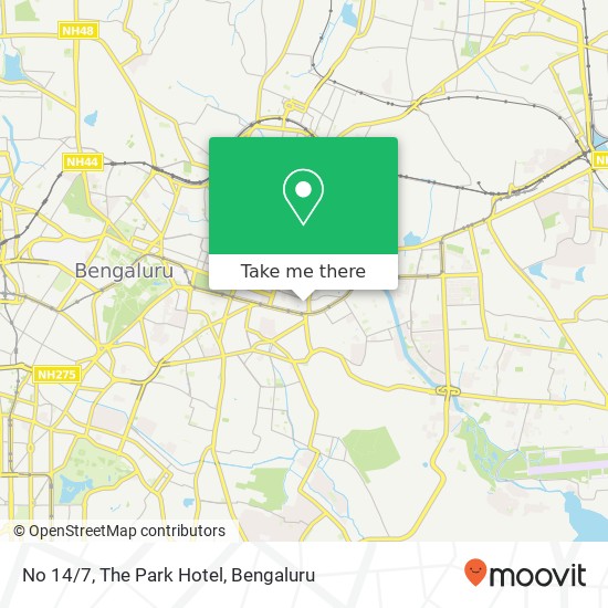 No 14/7, The Park Hotel map