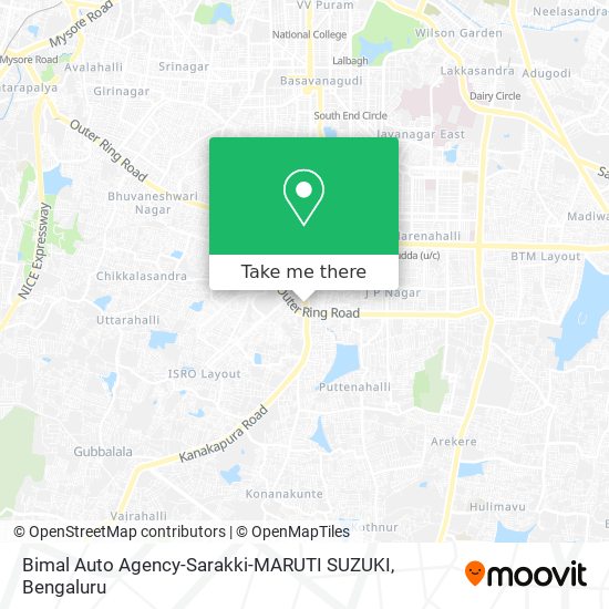 Bimal Auto Agency-Sarakki-MARUTI SUZUKI map