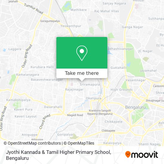 Jyothi Kannada & Tamil Higher Primary School map