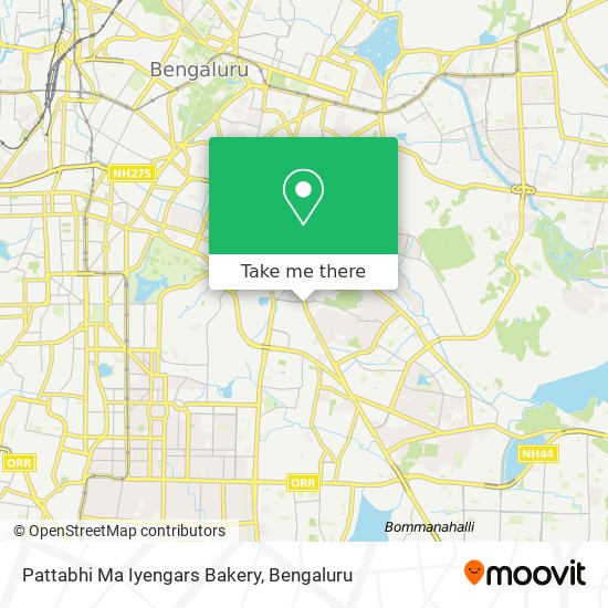 Pattabhi Ma Iyengars Bakery map