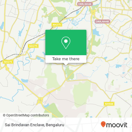 Sai Brindavan Enclave map