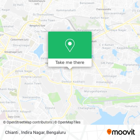 Chianti , Indira Nagar map