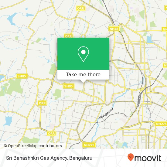 Sri Banashnkri Gas Agency map