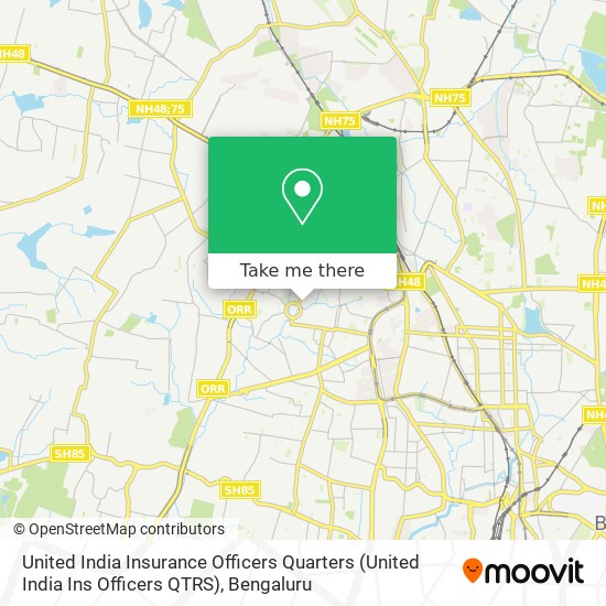 United India Insurance Officers Quarters (United India Ins Officers QTRS) map