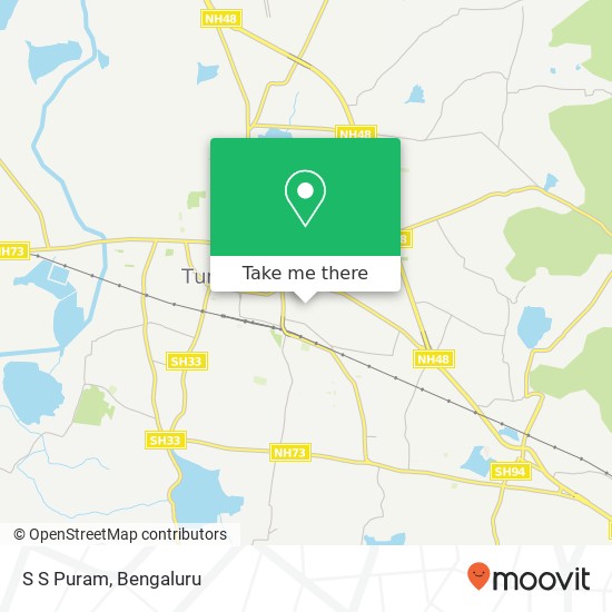 S S Puram map