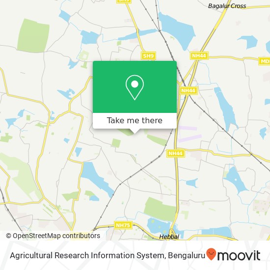Agricultural Research Information System map