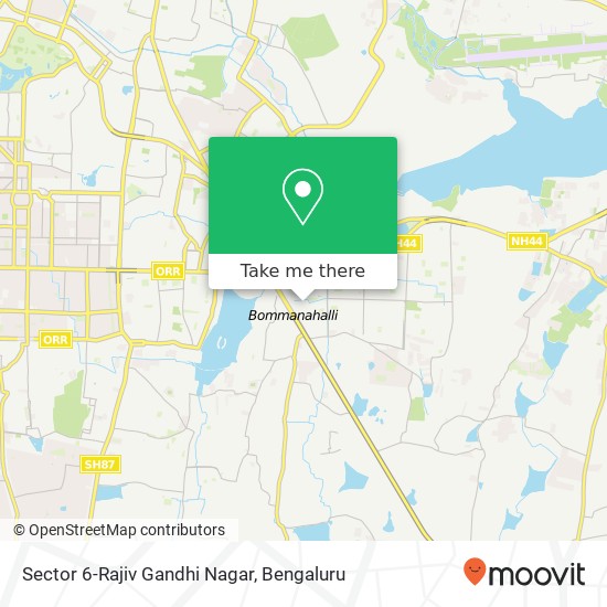 Sector 6-Rajiv Gandhi Nagar map