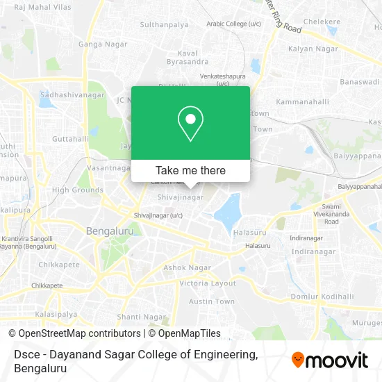 Dsce - Dayanand Sagar College of Engineering map