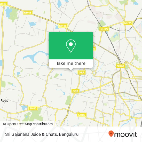 Sri Gajanana Juice & Chats map