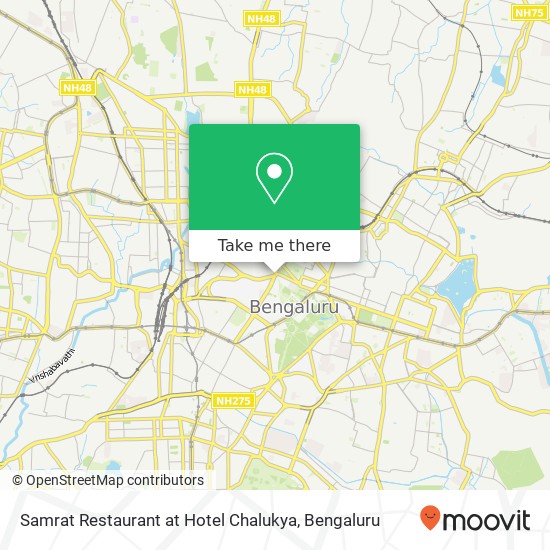 Samrat Restaurant at Hotel Chalukya map