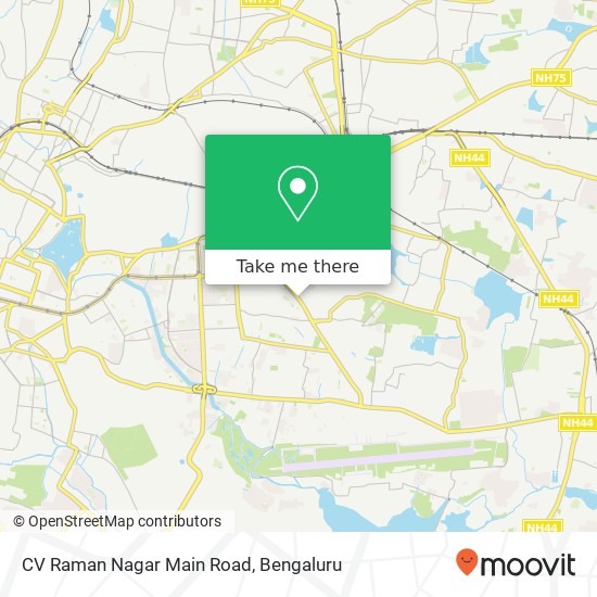 CV Raman Nagar Main Road map