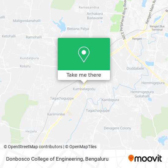 Donbosco College of Engineering map