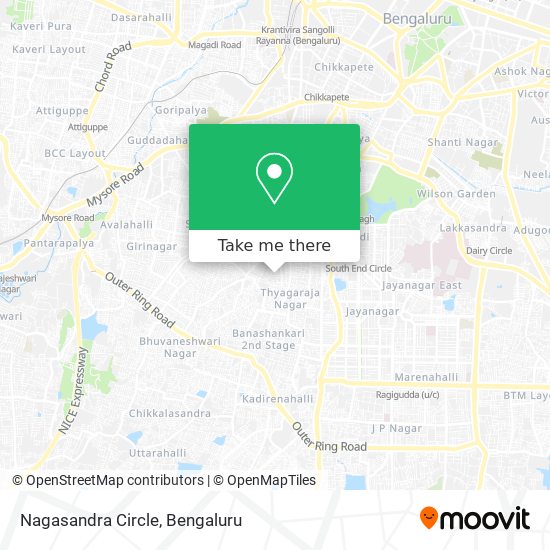 Nagasandra Circle map