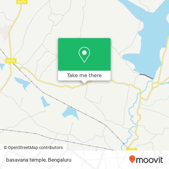 basavana temple map