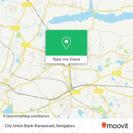 City Union Bank-Banaswadi map
