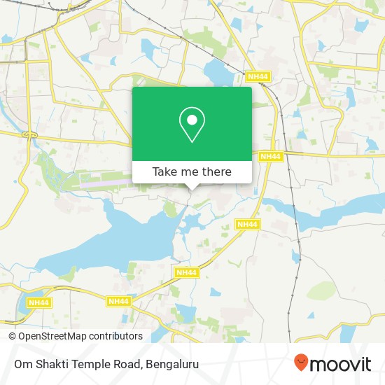 Om Shakti Temple Road map