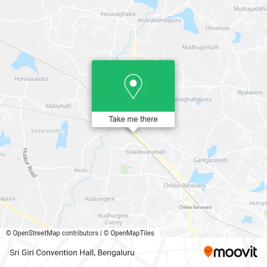 Sri Giri Convention Hall map