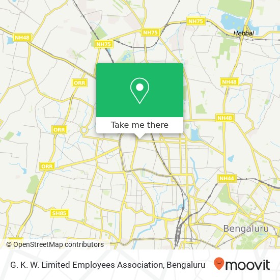 G. K. W. Limited Employees Association map