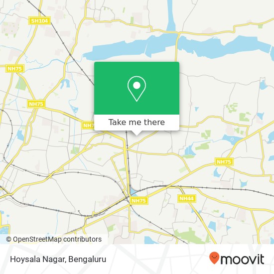 Hoysala Nagar map