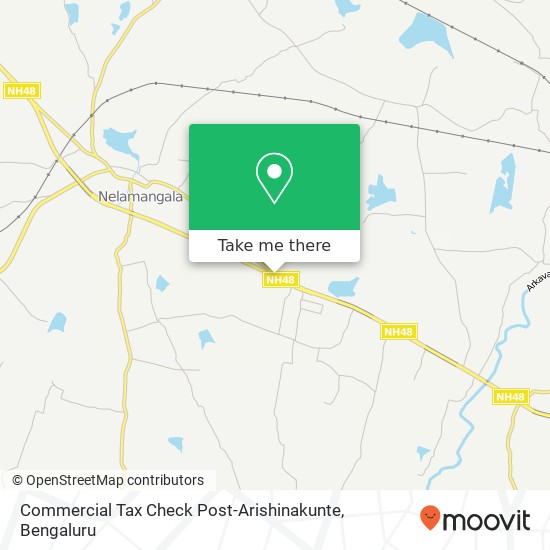 Commercial Tax Check Post-Arishinakunte map