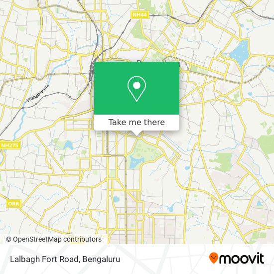Lalbagh Fort Road map
