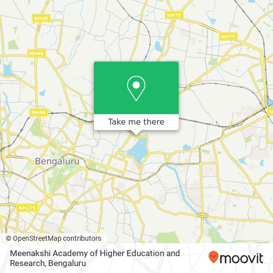 Meenakshi Academy of Higher Education and Research map