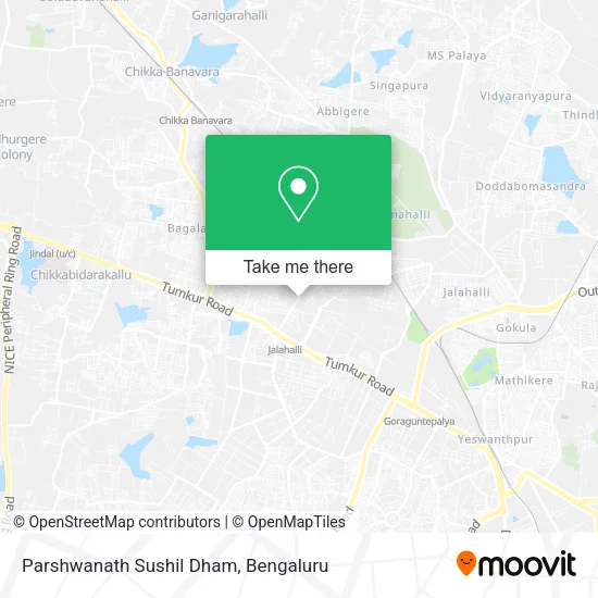 Parshwanath Sushil Dham map