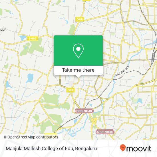 Manjula Mallesh College of Edu map