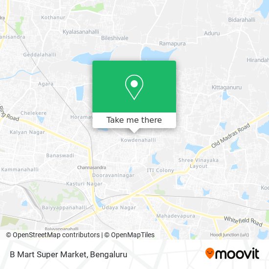 B Mart Super Market map