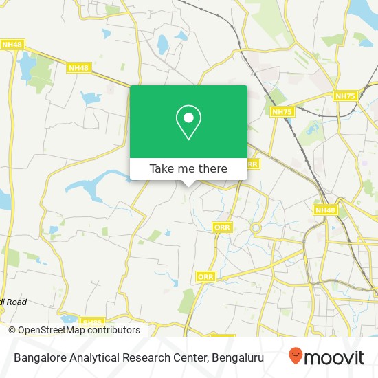 Bangalore Analytical Research Center map
