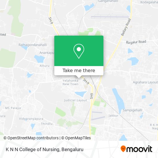 K N N College of Nursing map