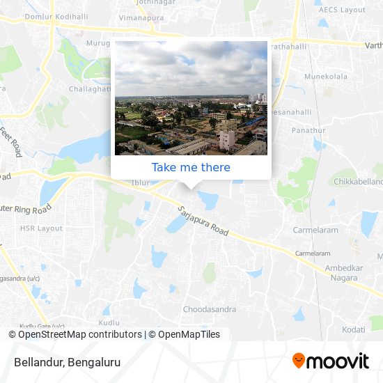 Bellandur map