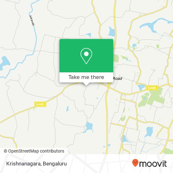 Krishnanagara map