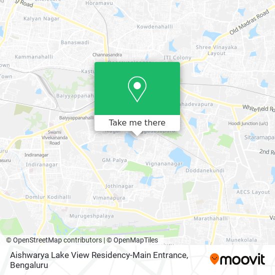 Aishwarya Lake View Residency-Main Entrance map