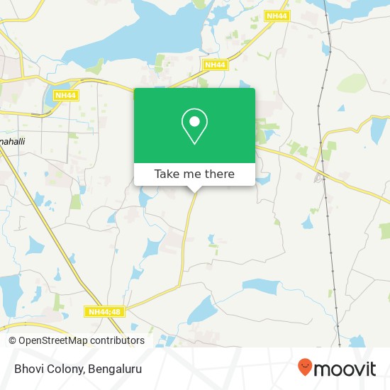 Bhovi Colony map