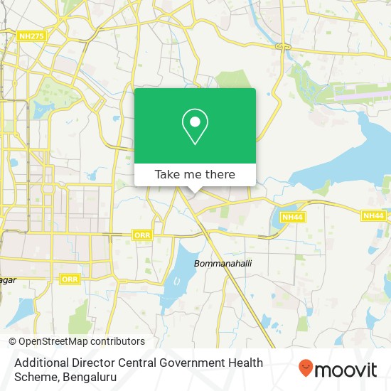Additional Director Central Government Health Scheme map