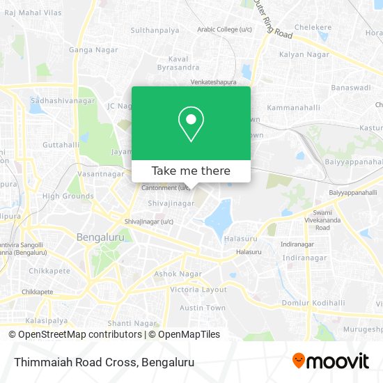 Thimmaiah Road Cross map