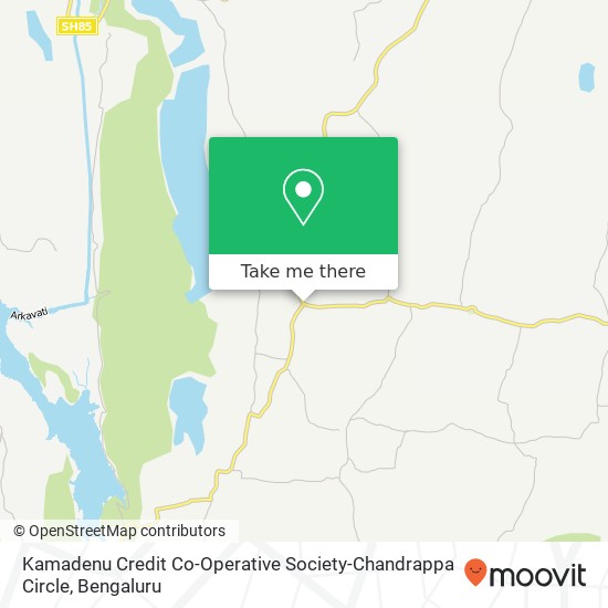 Kamadenu Credit Co-Operative Society-Chandrappa Circle map