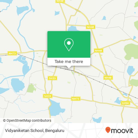 Vidyaniketan School map