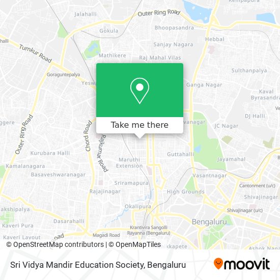 Sri Vidya Mandir Education Society map