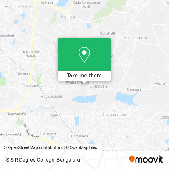 S S R Degree College map