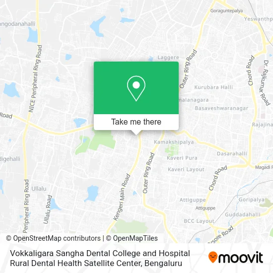 Vokkaligara Sangha Dental College and Hospital Rural Dental Health Satellite Center map